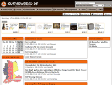 Tablet Screenshot of guitarworld.de